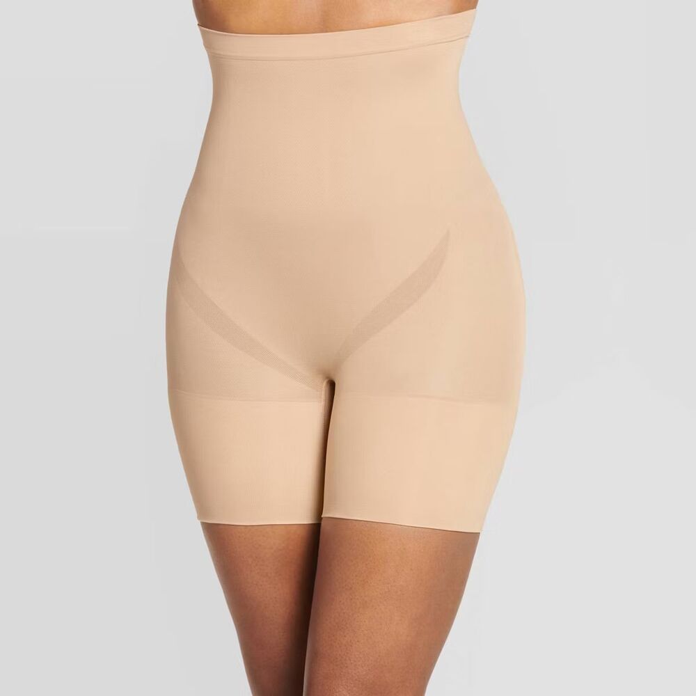 Jockey Generation Women's Core Body Smoothing High-Waist Mid-Thigh Shorts